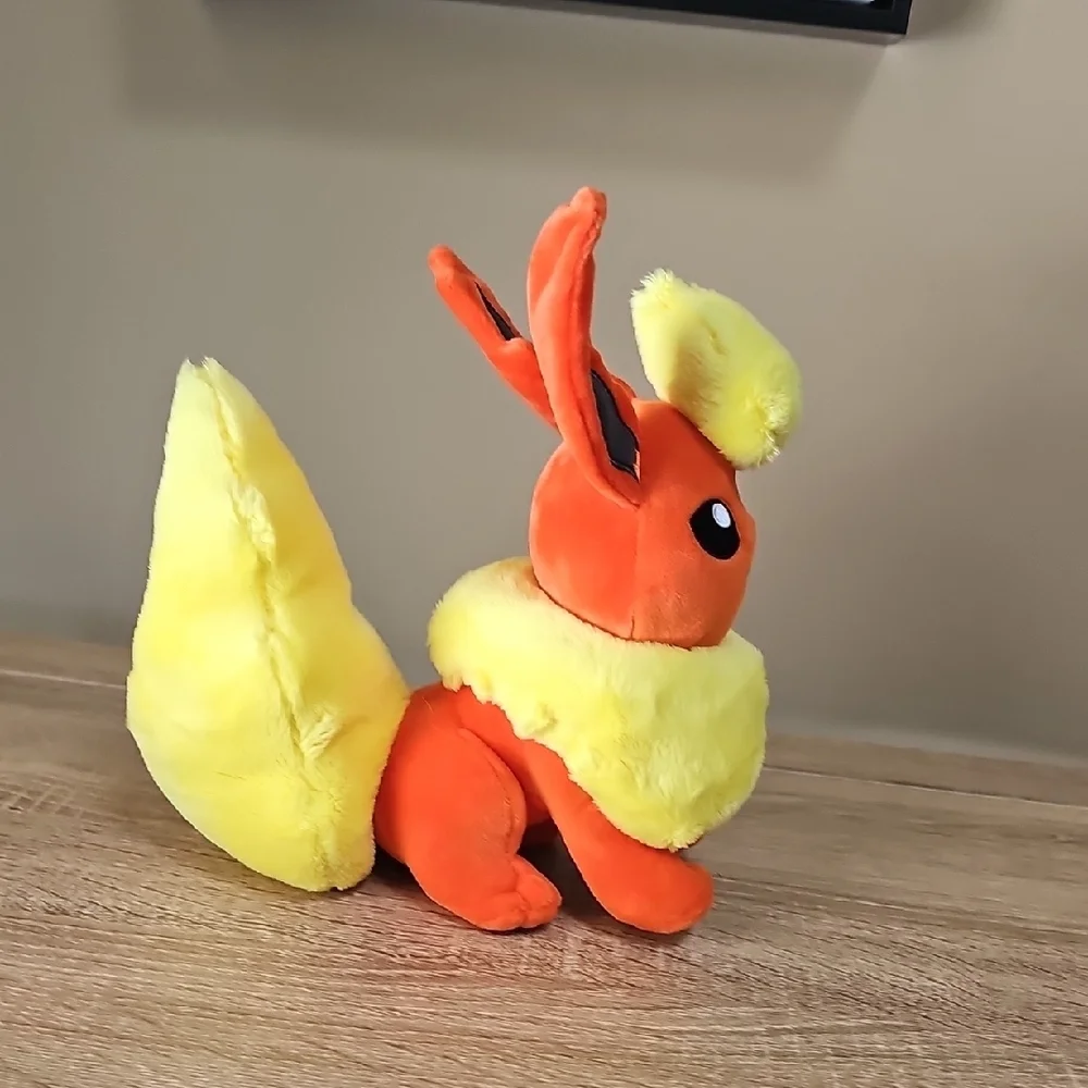 Flareon Plush Toy - Red and Yellow
